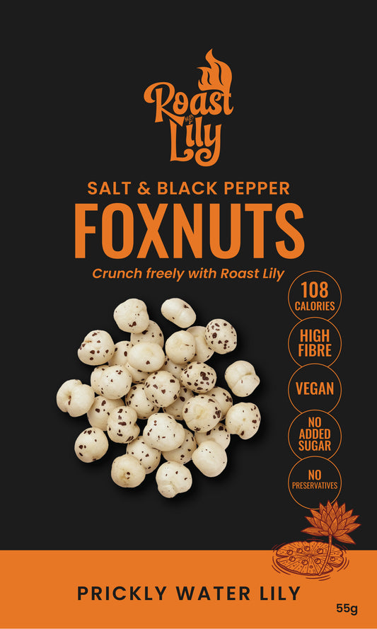 Salt & Black Pepper Foxnuts